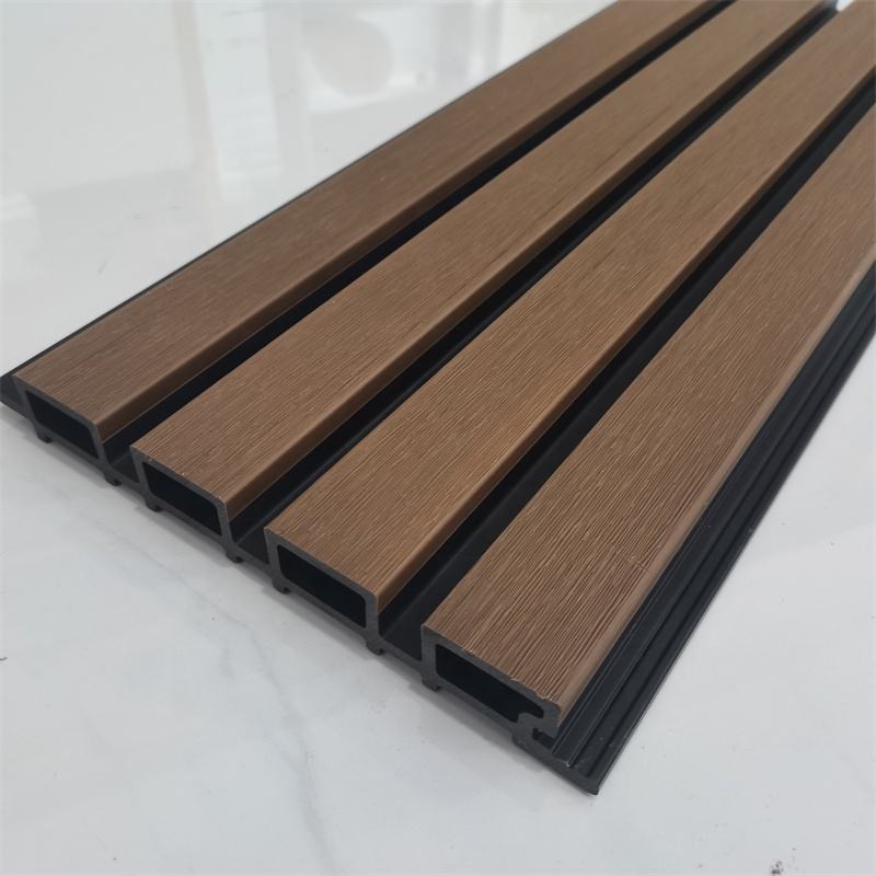 WPC Exterior Louvers Panel – Reddish Brown | Model APD-1002