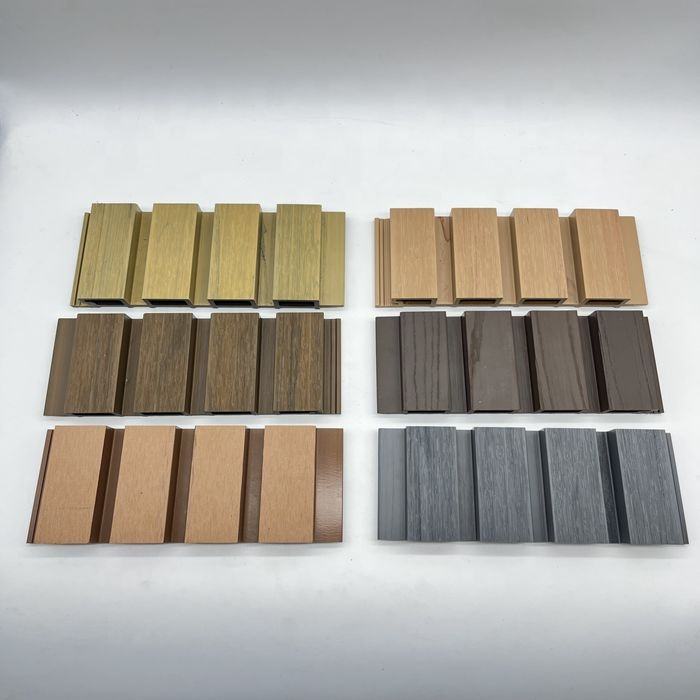 WPC Exterior Louvers Panel – Light Grey | Model APD-1004