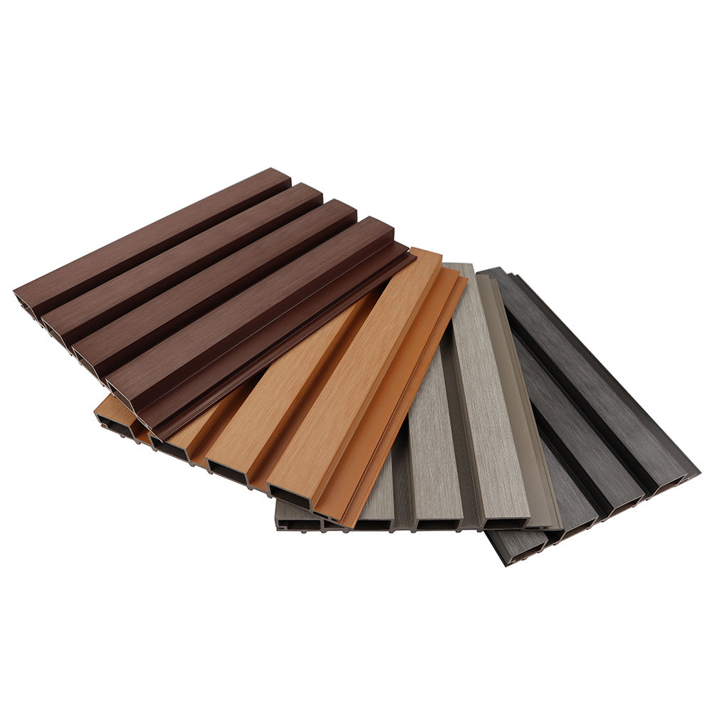 WPC Exterior Louvers Panel – Teak Wood | Model APD-1001