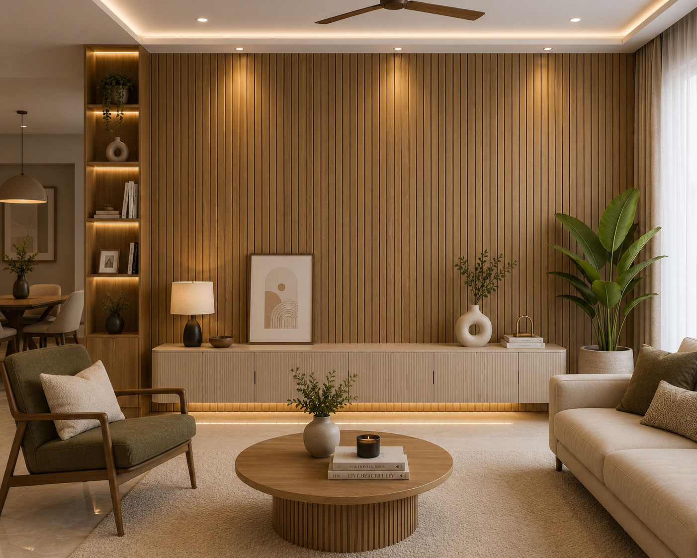 PVC Fluted Panel IW-722G