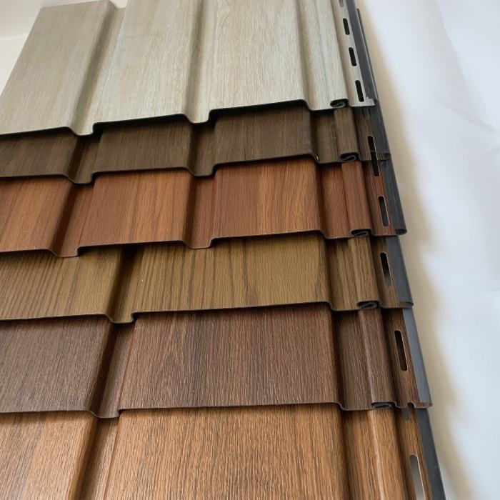 3 Line Soffit Panel – Natural Wood | Model SP-032