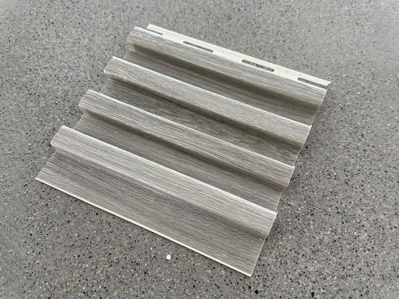 Designer Soffit Panel – Textured Dark Gray | SP-002