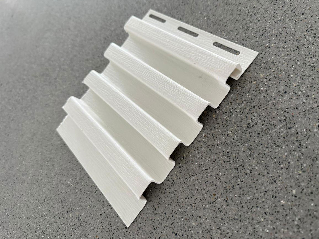 Designer Soffit Panel – White Textured Finish | SP-003