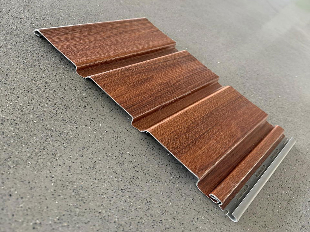 3 Line Soffit Panel – Natural Wood | Model SP-032