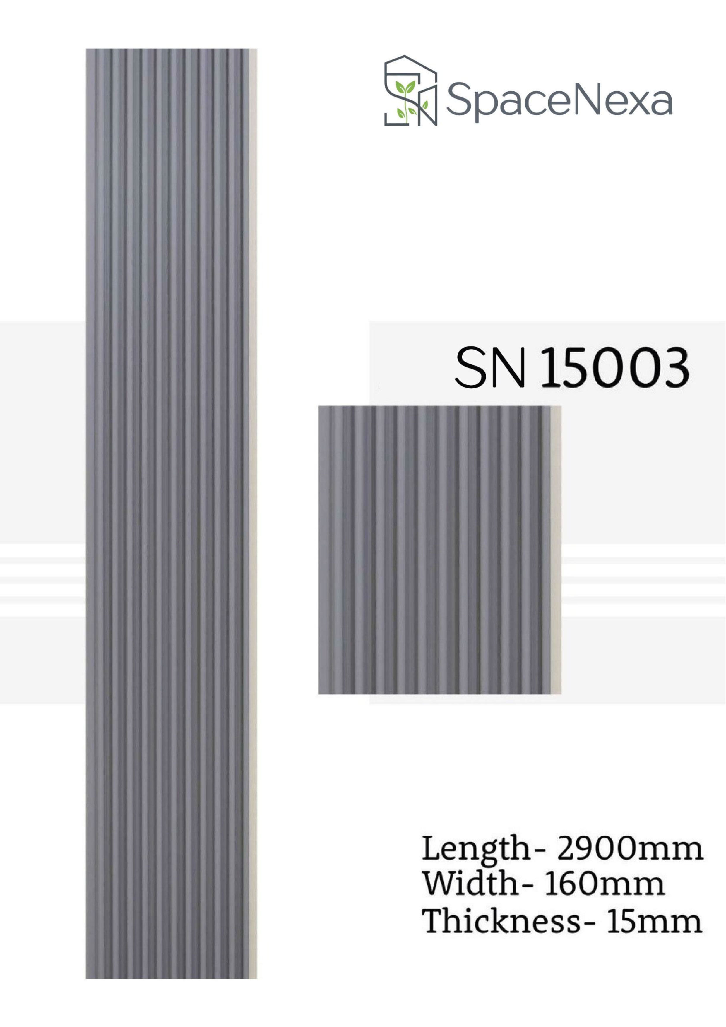 WPC Louvers Panel 15mm - SN15003