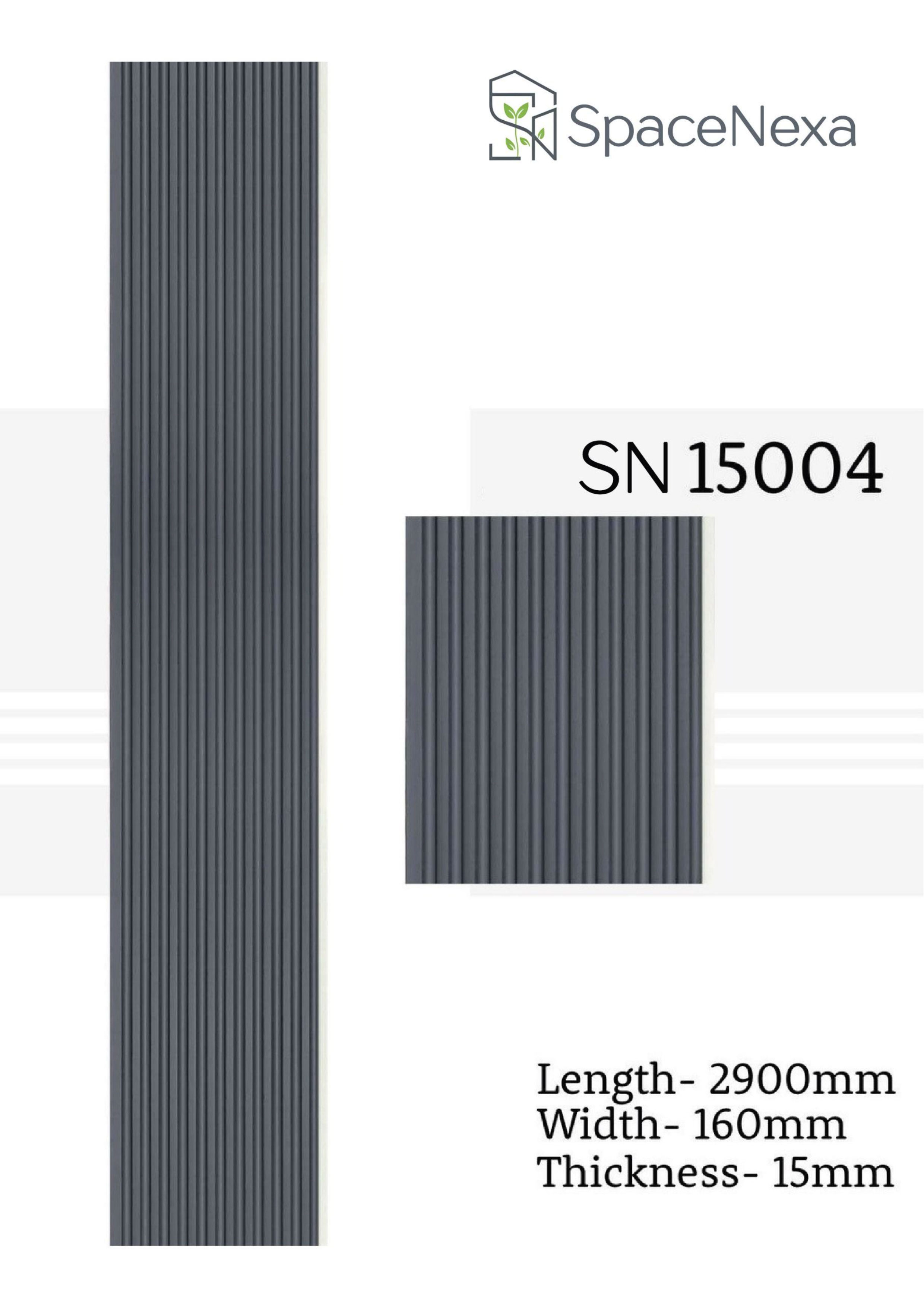 WPC Louvers Panel 15mm - SN15004