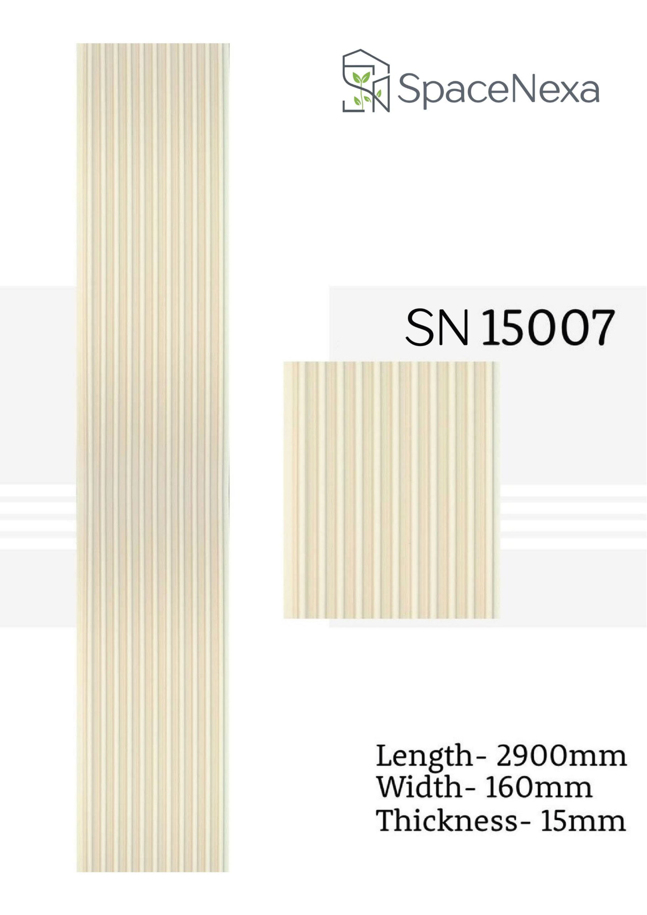 WPC Louvers Panel 15mm - SN15007