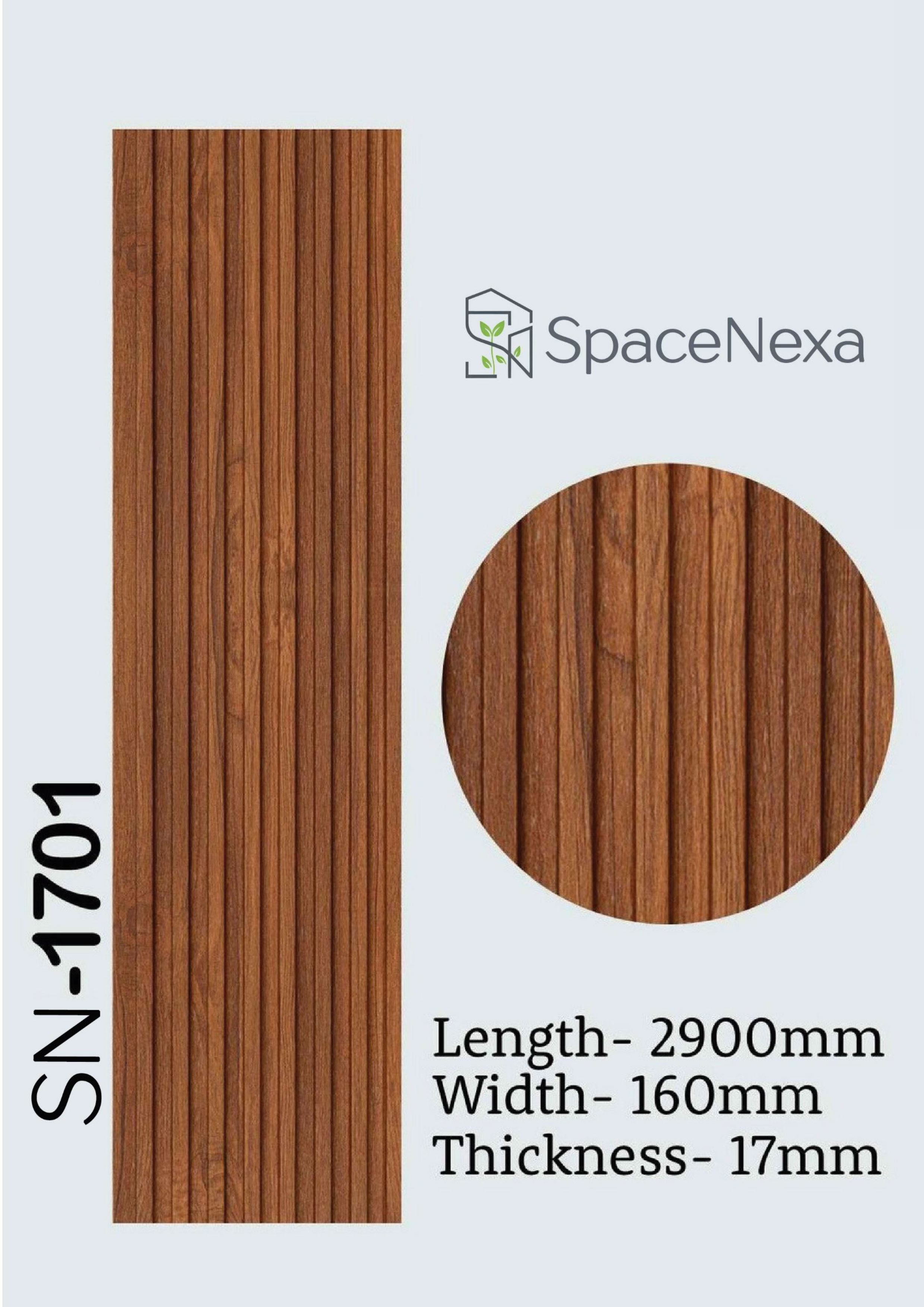 WPC Louvers Panel 17mm - SN1701