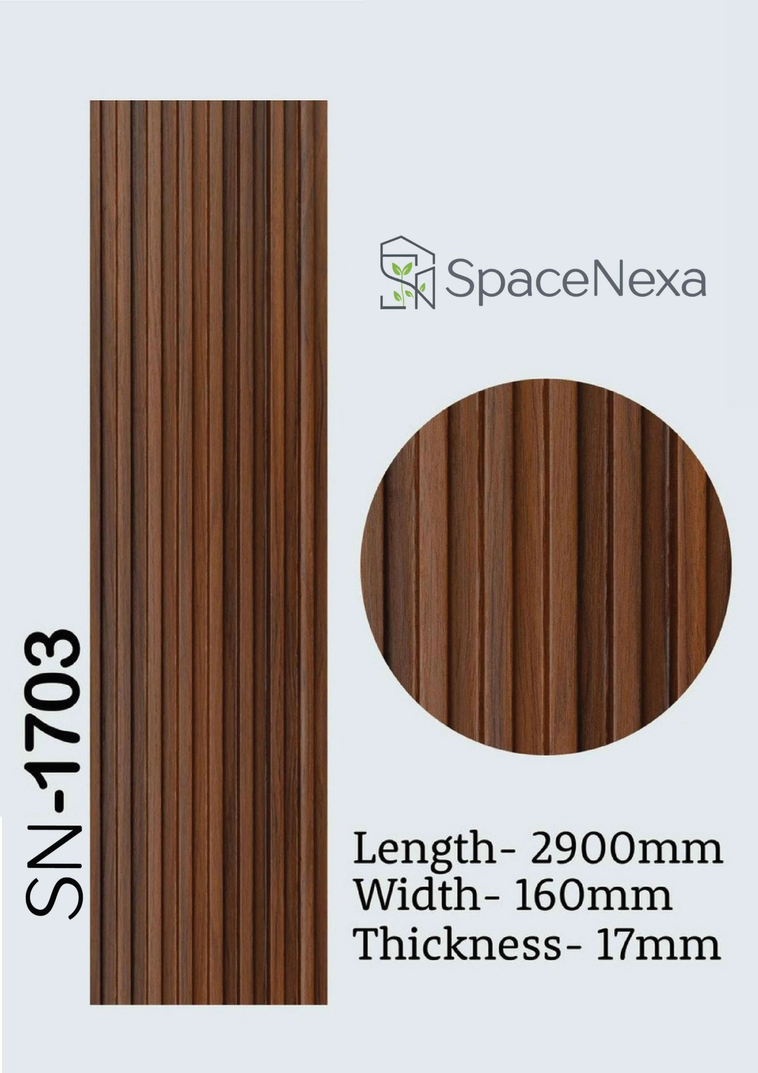 WPC Louvers Panel 17mm - SN1703
