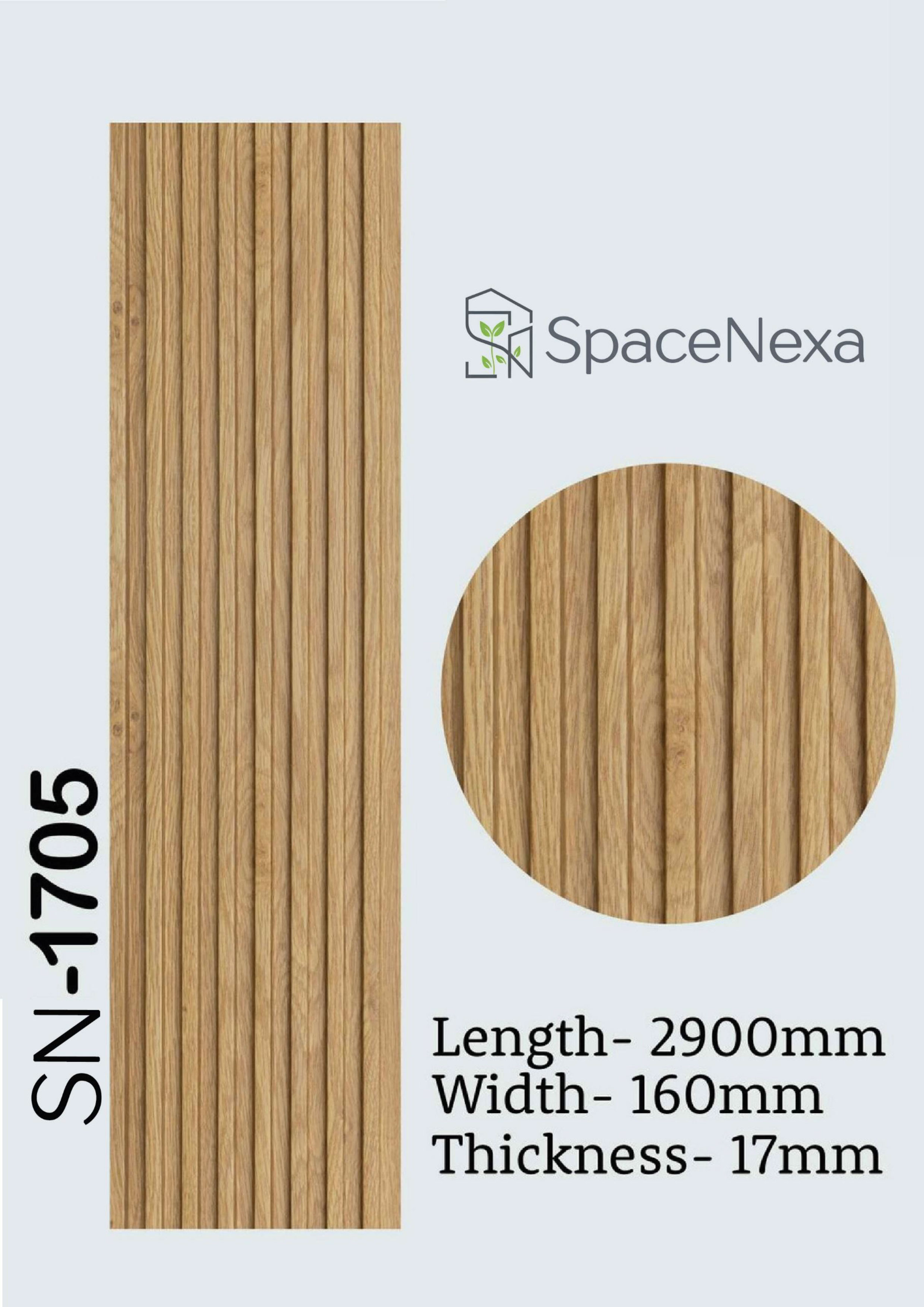 WPC Louvers Panel 17mm - SN1705