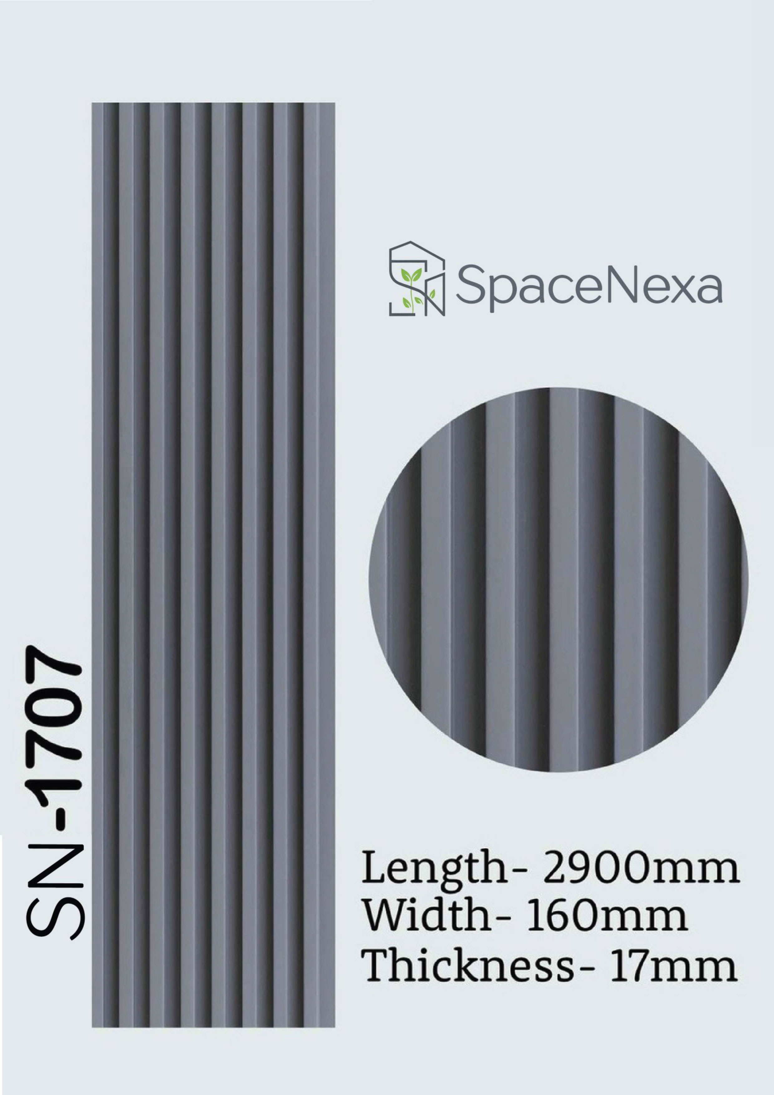 WPC Louvers Panel 17mm - SN1707