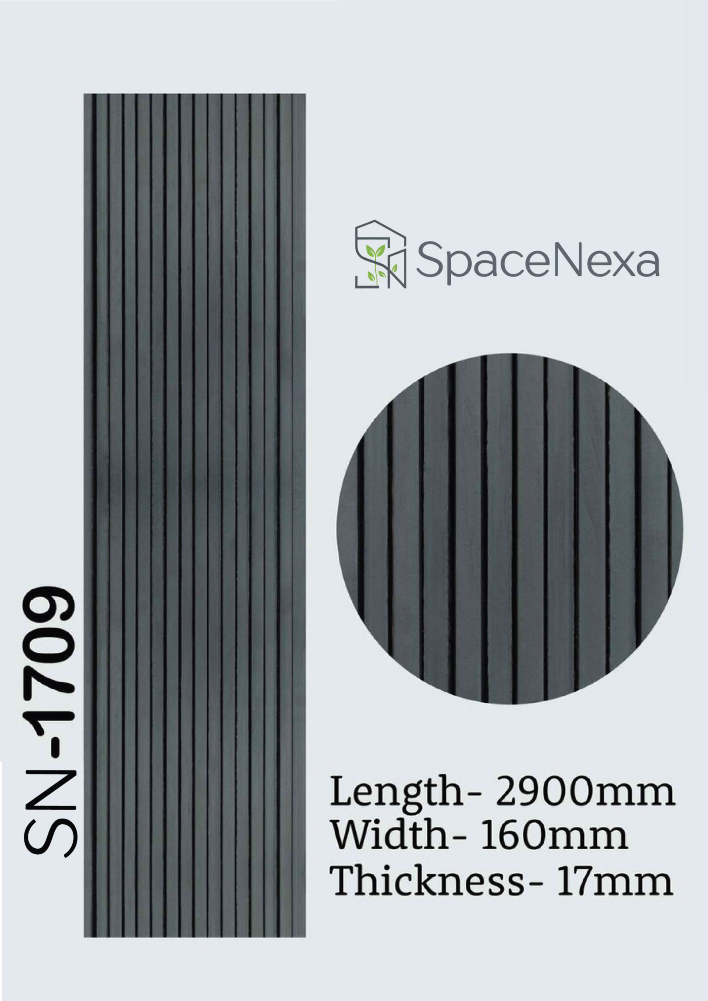 WPC Louvers Panel 17mm - SN1709