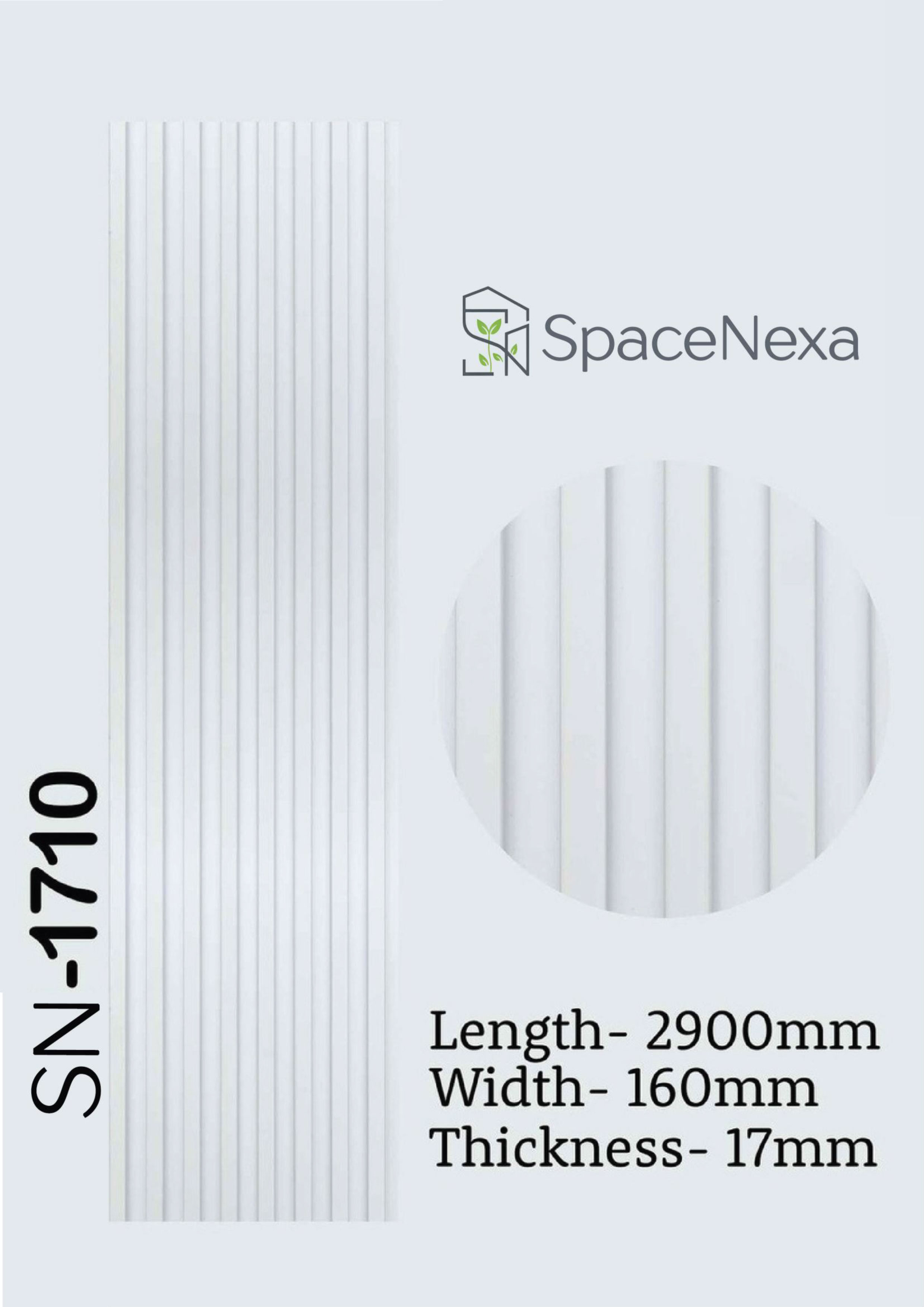 WPC Louvers Panel 17mm - SN1710