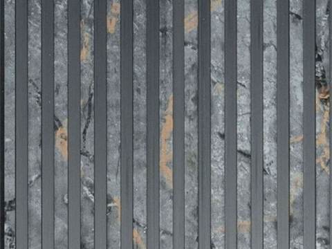 14 Step PVC Fluted Panel SN / 1009