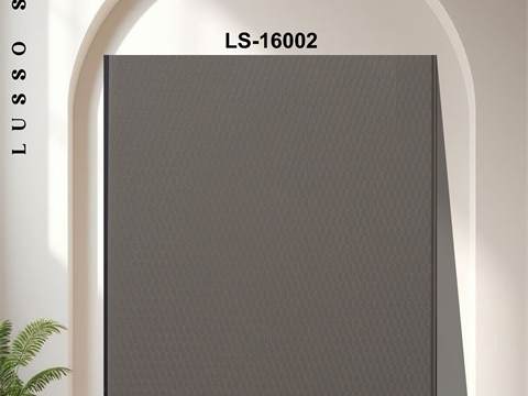 PVC Panel 6KG – 16 Inch Dark Grey | LS-16002 | 10 Ft