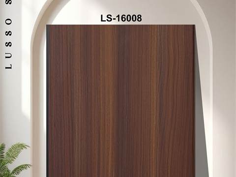 PVC Panel 6KG – 16 Inch Darker Wooden Finish | LS-16008 | 10 Ft