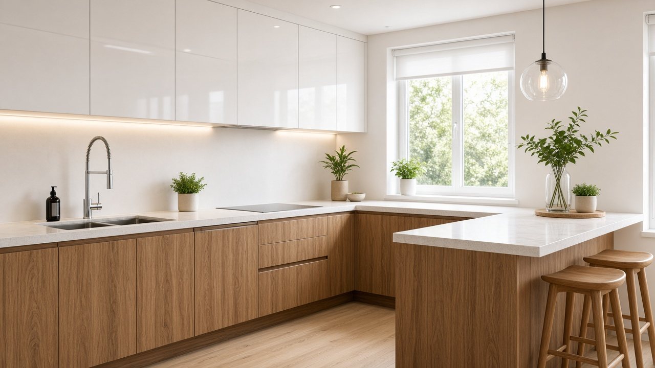 PVC modular kitchen