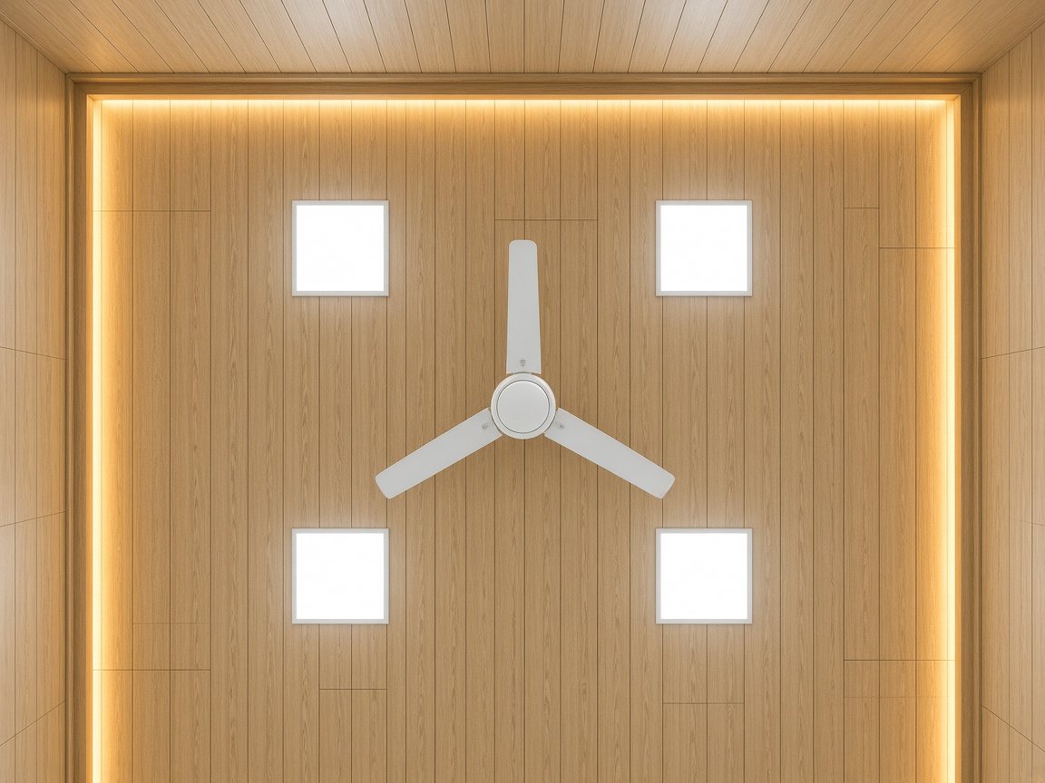 Wood-grain PVC False Ceiling