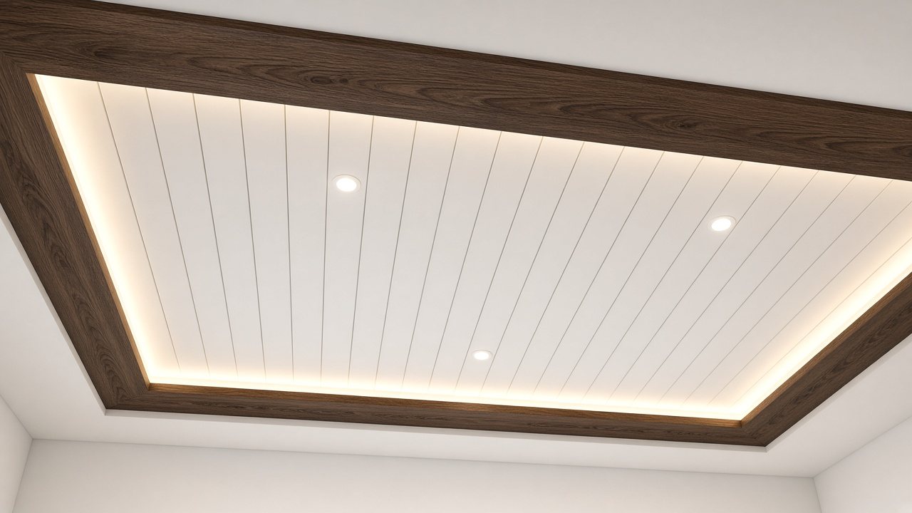 PVC False Ceiling with cove lighting