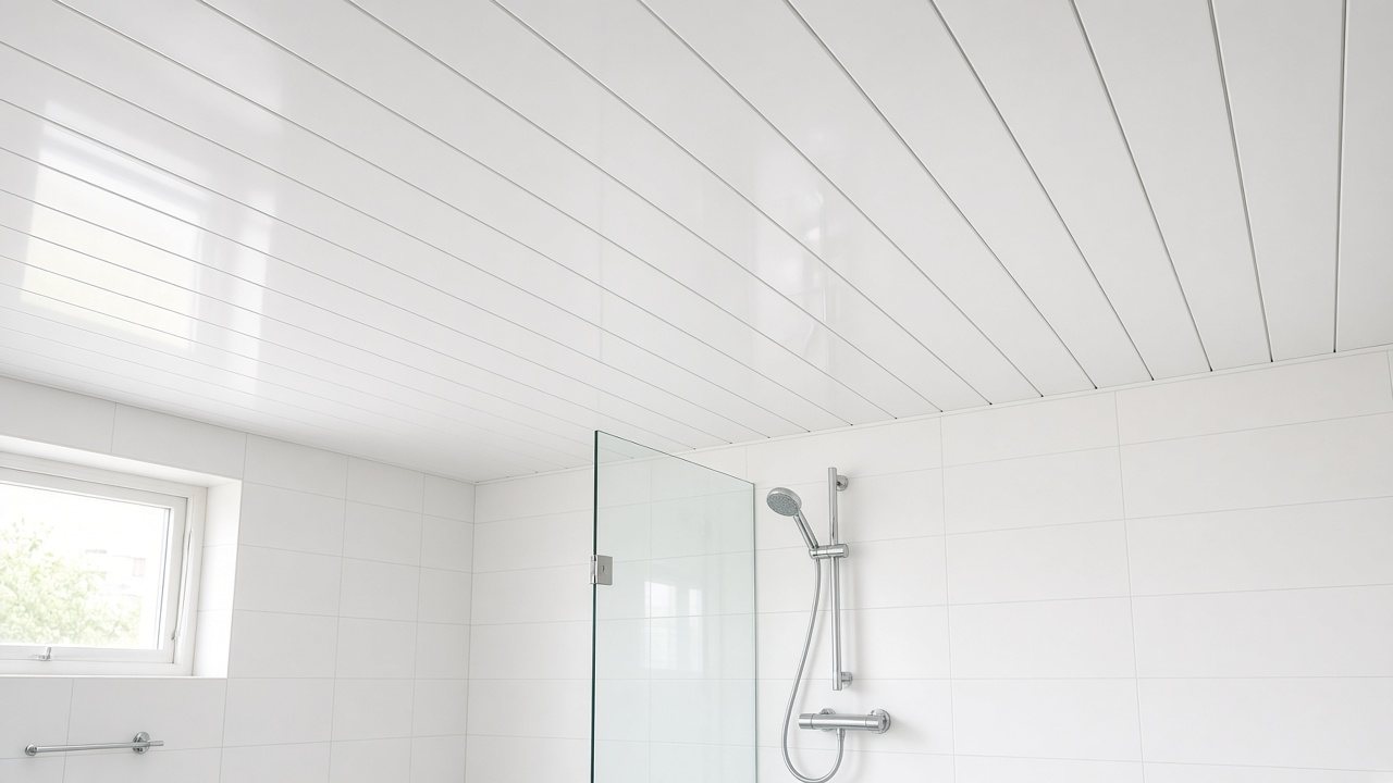 PVC False Ceiling for a damp room