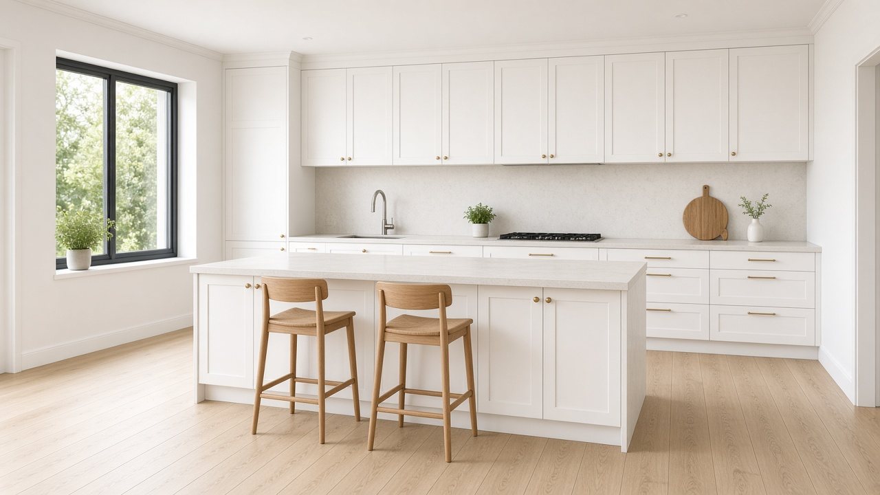 Island PVC Modular Kitchen