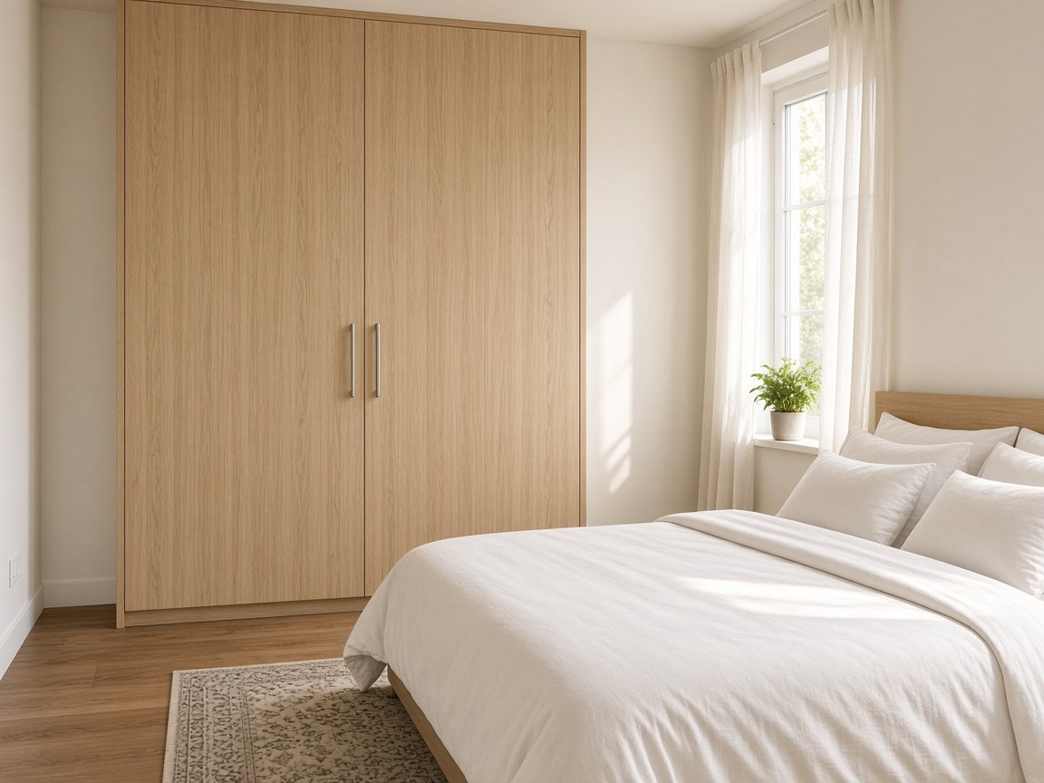 PVC Wardrobe in a bedroom