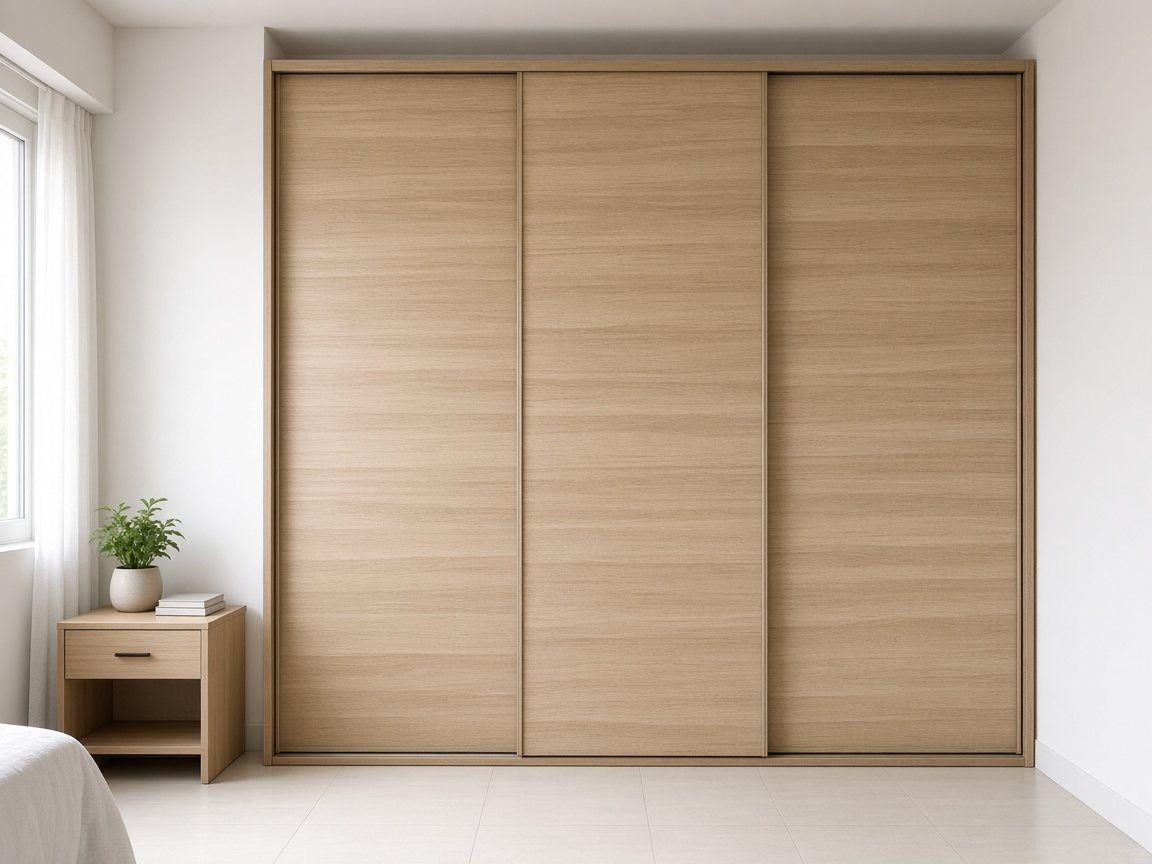 PVC Wardrobe with sliding doors
