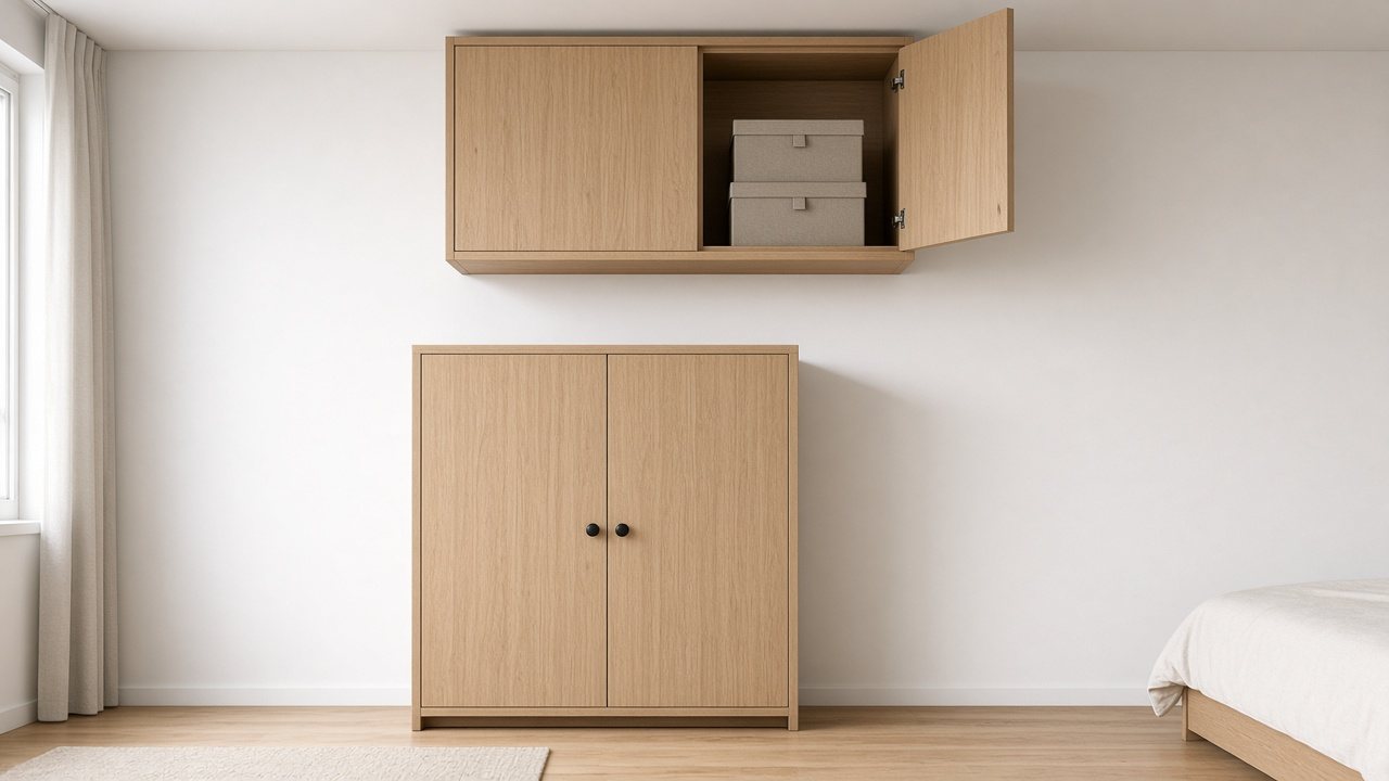 PVC Wardrobe with a loft