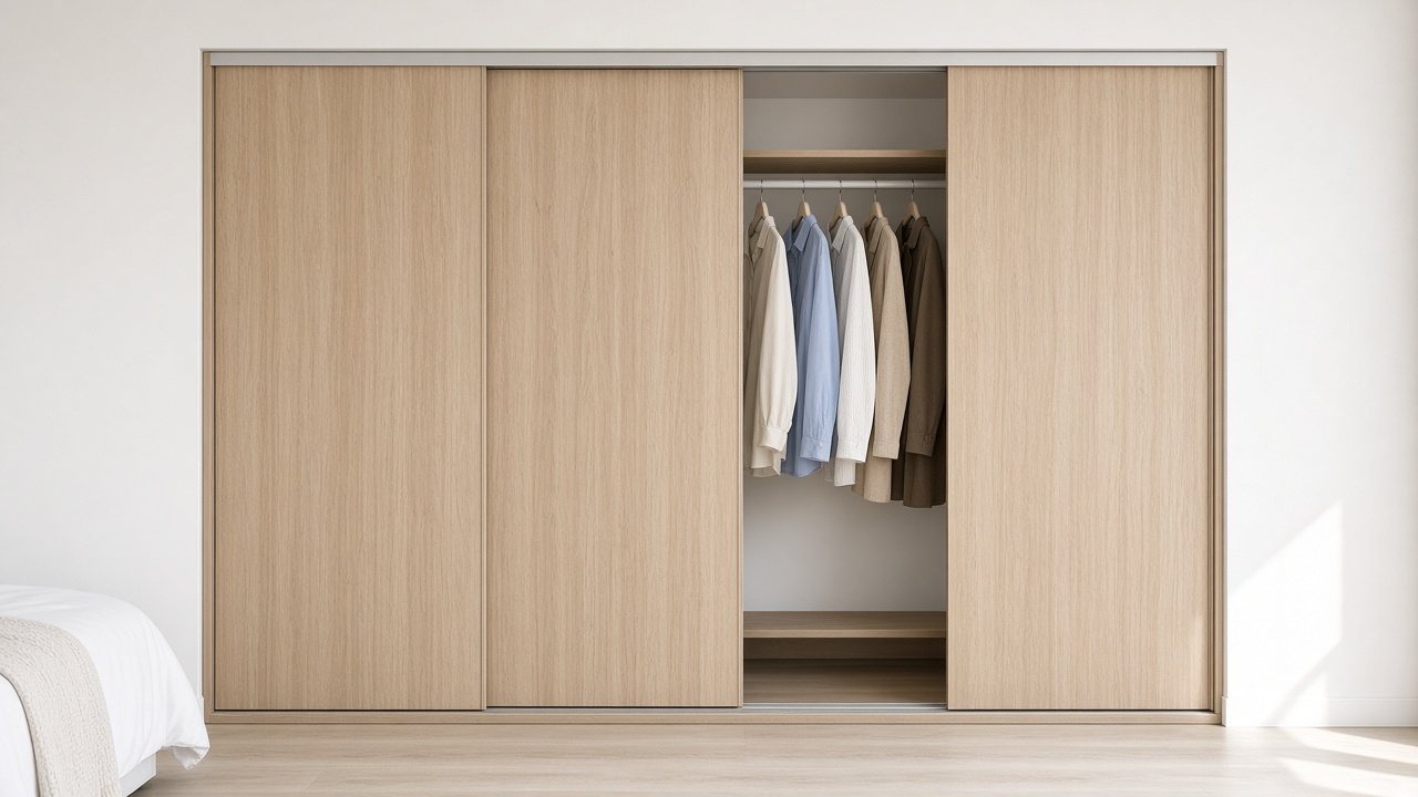 Sliding PVC Wardrobe